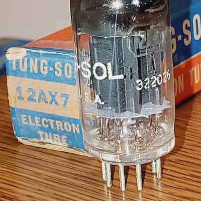 RCA 12AX7 Black Plate "Tung-Sol" NOS/NIB MaxiPreamp2/TV7 Tested (1)Tube Lot image 1