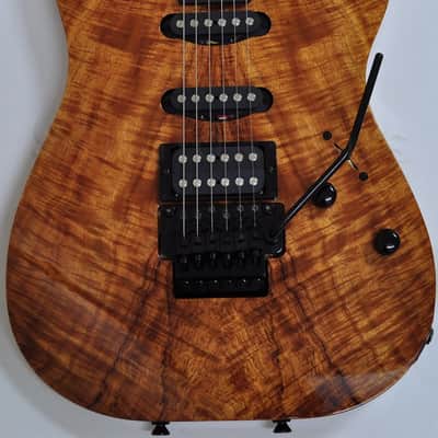 Schecter CET Koa Natural Gloss USA Custom Shop Electric Guitar image 4