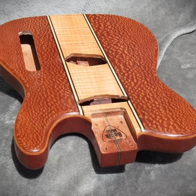 Babik Custom Telecaster Style body, Long board style, Lacewood on Mahogany Light weight, Handmade 2026 image 14