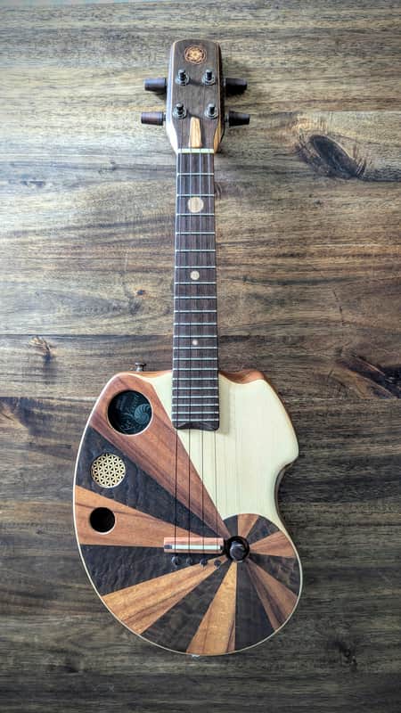 Rays Rootworks Electric acoustic Slimline concert ukulele 2026 - Oil image 1
