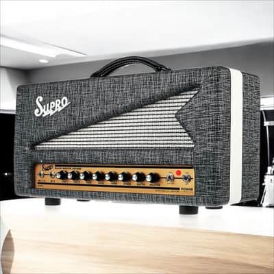 Supro 1696RTH Black Magick Reverb 25-Watt Guitar Amp Head - Black Rhino image 3
