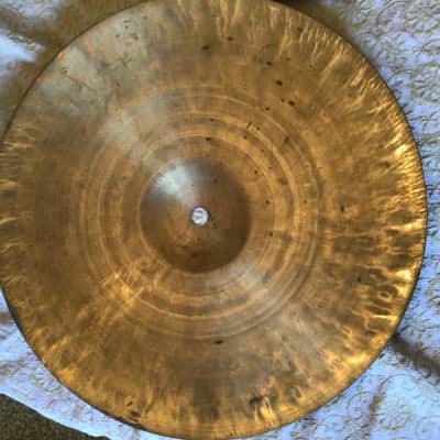 K Zildjian Istanbul  OLD STAMP 16” Heavy Hi Hats or Crash 1957 - PATINA image 2