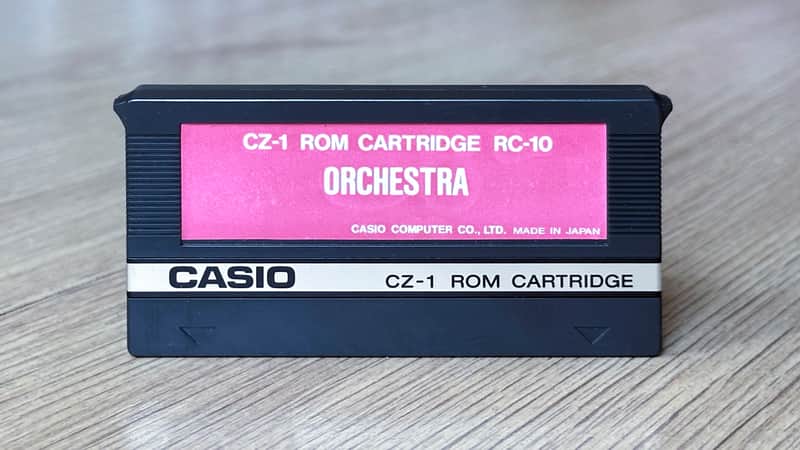 Casio CZ-1 ROM card RC-10 ORCHESTRA // Rare find image 1