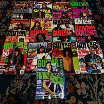 21 Guitar world Magazines - 1990-1993 image 1