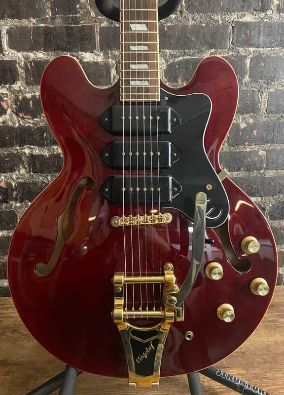 2011 Epiphone Riviera Custom P93 - Wine Red (USED) image 1