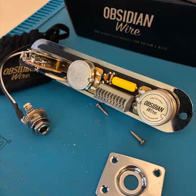 ObsidianWire Telecaster Vintage 3-Way Control Plate - Chrome image 4