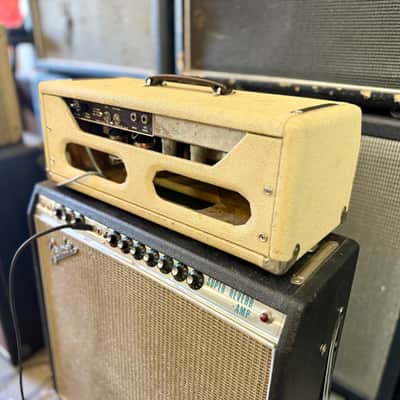 Fender Bassman Amp 6G6 1962 - Blonde original vintage USA blond brownface tube amplifier image 6