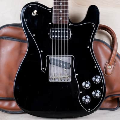 Squier JV CTC-55 '72 Telecaster Custom Reissue MIJ 1983 Black Vintage Fender Japan w/ Bag image 1