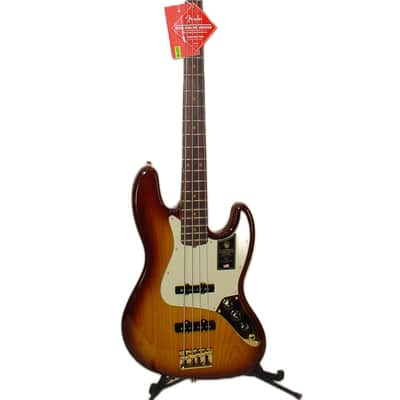 Fender 75th Anniversary Commemorative Jazz Bass, Rosewood Fingerboard, 2-Color Bourbon Burst w/ Case image 1