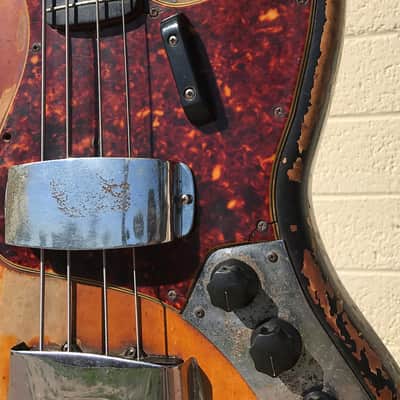 1964 Fender Jazz Bass Sunburst image 10