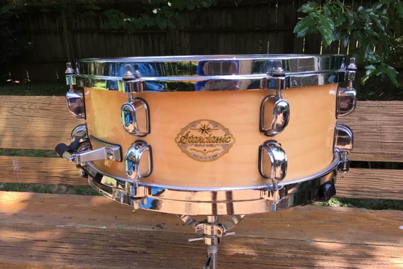 Tama Starclassic Maple 14x5.5" Snare Rullante natural image 1