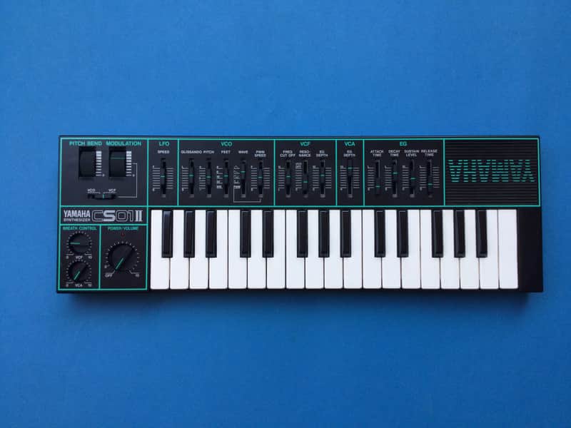 Yamaha CS01 II Monophonic Synthesizer 1984 - Black image 1