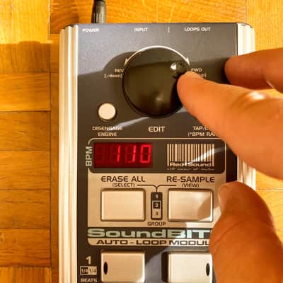 Red Sound SoundBITE XL Professional DJ Loop Sampler with p.supply, box &  manual! Read the full ad! image 7