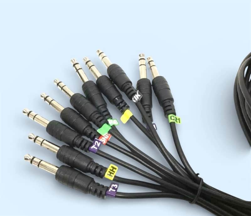 10 Cable Harness Snake for Roland Alesis Drum Module image 1
