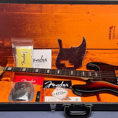 Fender American Vintage Hot Rod '70s Jazz Bass 2014 - Sunburst image 4