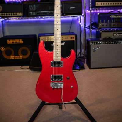 DC Custom Guitars SS/RR "Jack Butler" 2023 - Red metal flake sparkle image 1
