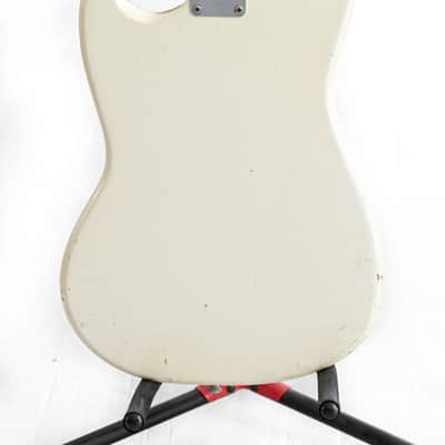 1966 Fender Musicmaster II in Olympic White 6.2lbs. 23 short scale image 5