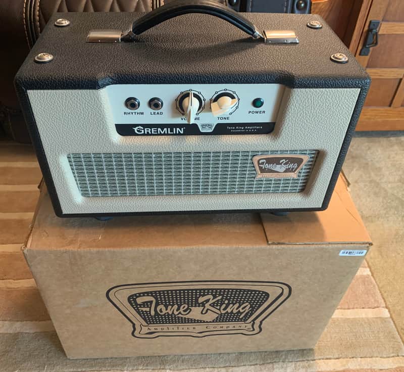 Tone King Gremlin 5-watt Tube Head with Attenuator - 5W, 2-ch All-tube Guitar Amplifier Head - Black & Cream. Tested 1 hour, MINT in box. image 1