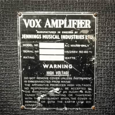 Vox Virtuoso 2-Channel 20-Watt 2x10" Guitar Combo 1967 - 1969 - Black image 5