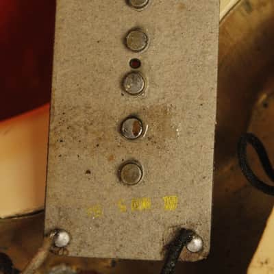 original 1964 Fender JAZZMASTER Olympic White w/matching headstock image 25