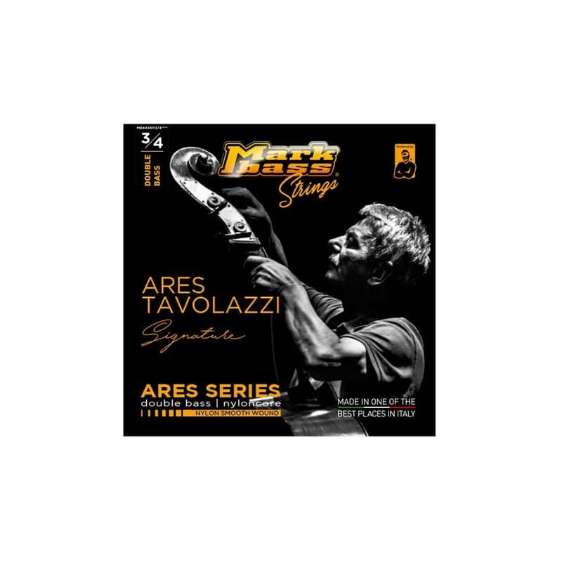 MARKBASS Ares Series MB4ASNY3/4 CORDE PER CONTRABBASSO 3/4 IN ARGENTO image 1