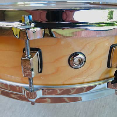 Pearl J R ROBINSON  14 X 4 SNARE DRUM, VERY RARE - NATURAL MAPLE   FINNISH,  STUNNING, MINT. image 9