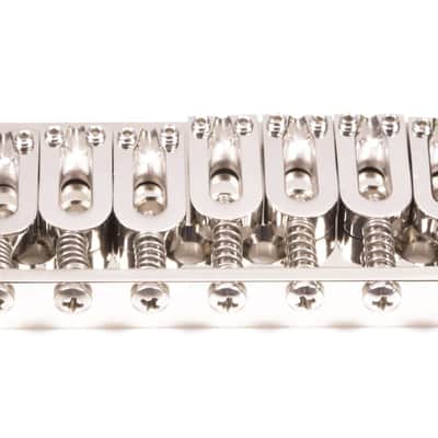 Hipshot Fixed Bridge 7 String Nickel 41075N .175 floor image 3
