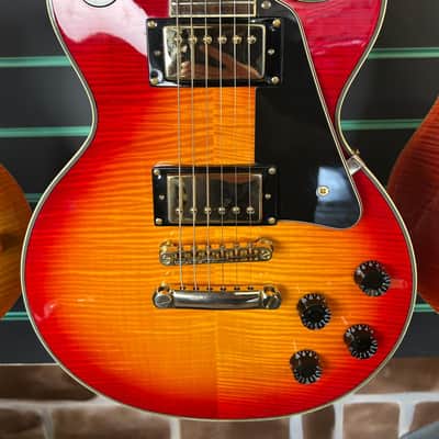 Epiphone Les Paul Custom Plus Heritage Cherry Sunburst 2006 Electric Guitar image 4