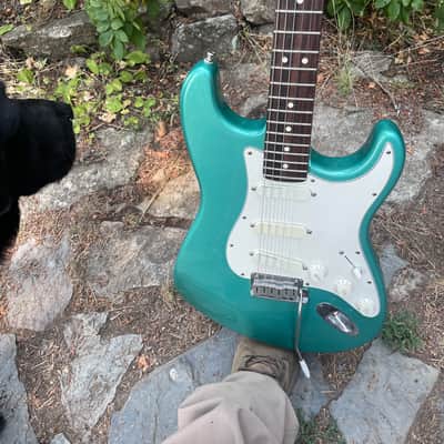 1993 Caribbean Mist Fender Stratocaster Plus Deluxe image 3