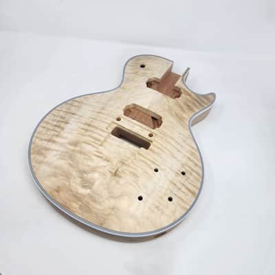 Brio LP-Style 5/8" thick Flame Maple Top, Mahogany Body & Neck Floyd Rose image 2
