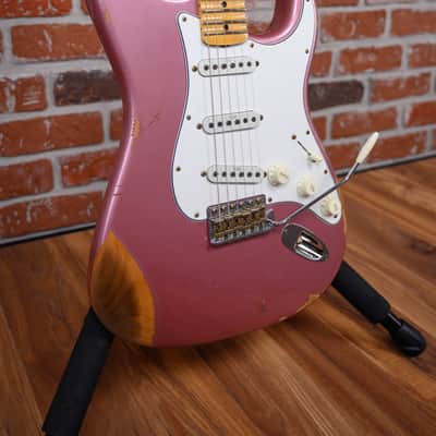 Fender Custom Shop Yngwie Malmsteen Stratocaster Heavy Relic Burgundy Mist Metallic 2026 w/OHSC image 9