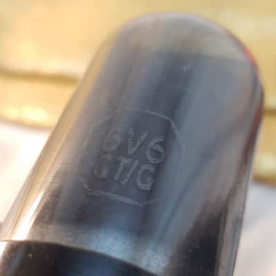 Raytheon 6V6GT/G tNOS AT1000 TESTED Vacuum Tube WWII era Premium Beam Power 1947-1952 image 4