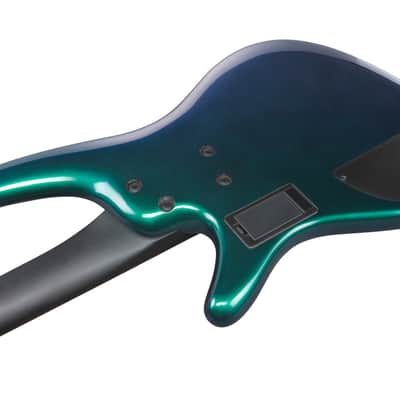 Ibanez SR Bass Workshop 4 String Electric Bass - Multiscale - Blue Chameleon (SRMS720BCM) image 5