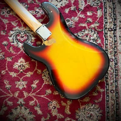 1963 Fender Precision Bass with Rosewood Fretboard - Sunburst Finish image 6