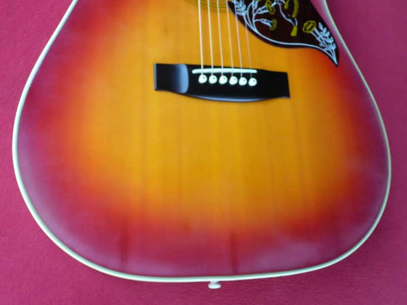 Morris WH-20 Humming Bird Late 70's Red Sunburst | Reverb