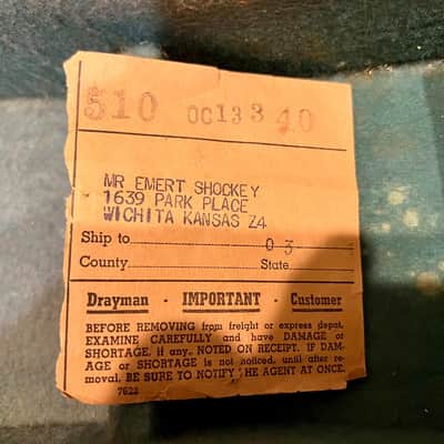 1938 Recording King AB-104 "Roy Smeck" Lap Steel – Gibson Made – Original Case, Receipt & Vintage Strings image 22