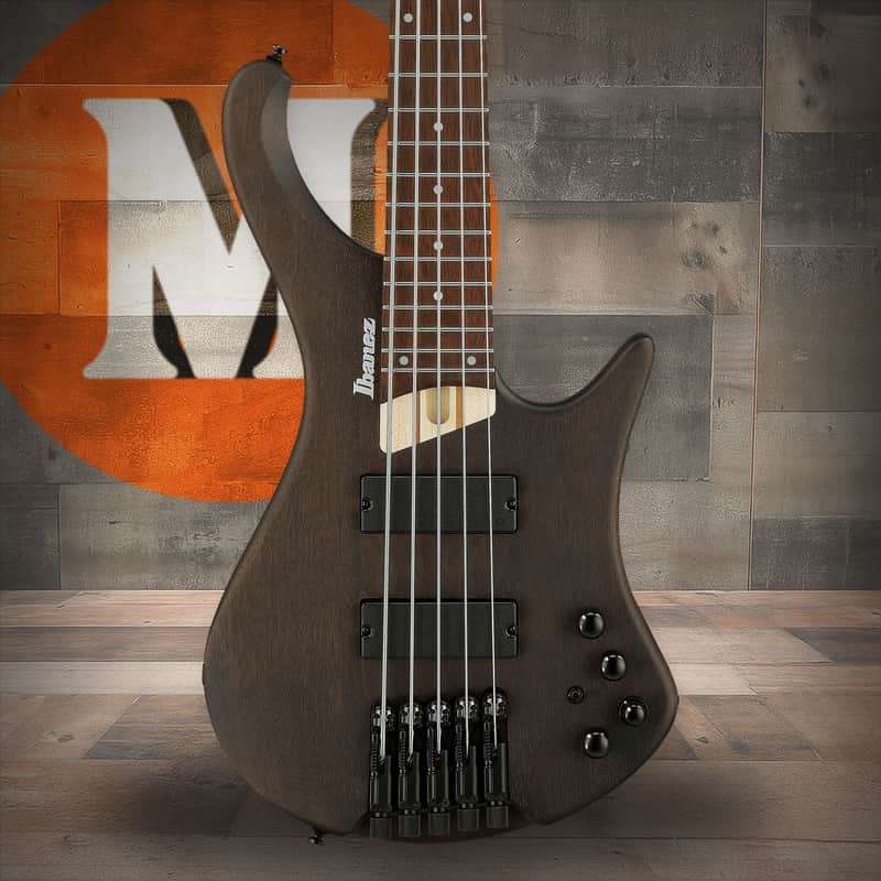 Ibanez EHB Ergonomic Headless Bass 5 String - Walnut Flat (EHB605WNF) image 1