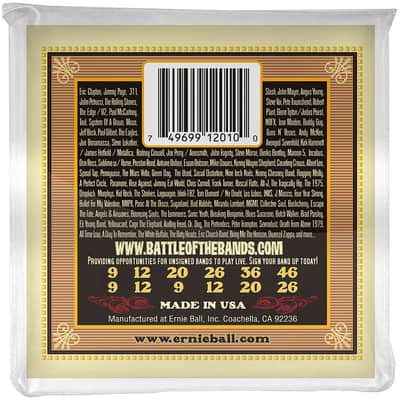 Ernie Ball Earthwood EB2010 .009-046 12-String image 2