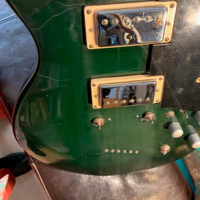 Kramer / Vaccaro Body Green Mahogany String Through Prototype image 6