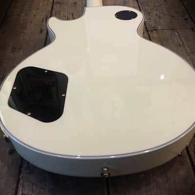 2010 Gibson Custom Shop Paul Custom in Aged White & original hard shell case Les image 6