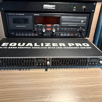 Maxon GE1500 Dual 2/3 Octave 2-Channel Equalizer / EQ Rackmount