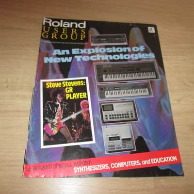 Roland Users Group Magazine's Collection (incl.Juno)–1986- Synthesizer Brochure image 3