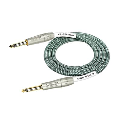 Iwb-201Pfg-10/Ol 10-Feet 1/4-Inch Straight Premium Plus Instrument Cable, Olive Green Tweed Woven Jacket image 2
