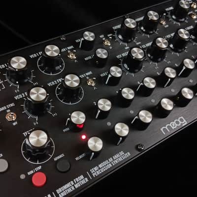19-Piece Moog-Inspired Aftermarket DFAM Knob Kit New Production - Black/Aluminum image 6