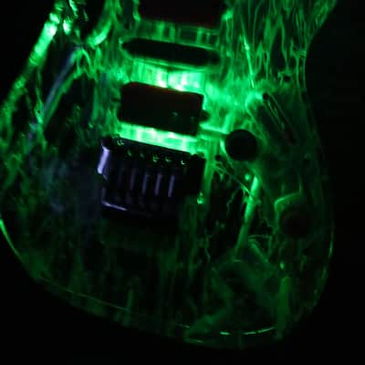 Ibanez JEM20th Steve Vai Signature 20th Anniversary 2007 - Clear Splatter image 10