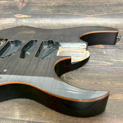 2004 Ibanez Prestige RG2770FM Body Mahogany Black Onyx Made in Japan Excellent+ image 3