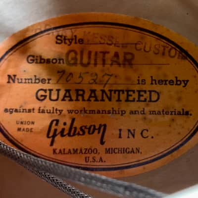 Gibson Barney Kessel Custom Modified Left-handed from 1964 image 22