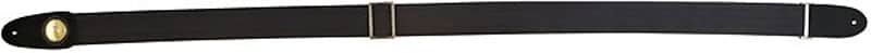 Fender Cotton/Leather Strap, Black 2016 image 1