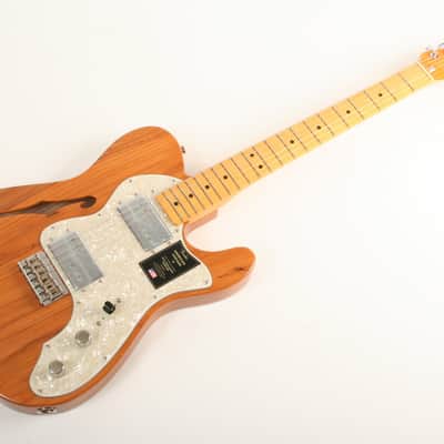 Fender American Vintage II 1972 Telecaster Thinline Maple Fingerboard Aged Natural FENV15859 image 4