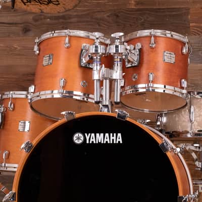 YAMAHA MAPLE CUSTOM ABSOLUTE NOUVEAU 4 PIECE DRUM KIT, VINTAGE NATURAL (PRE-LOVED) image 13